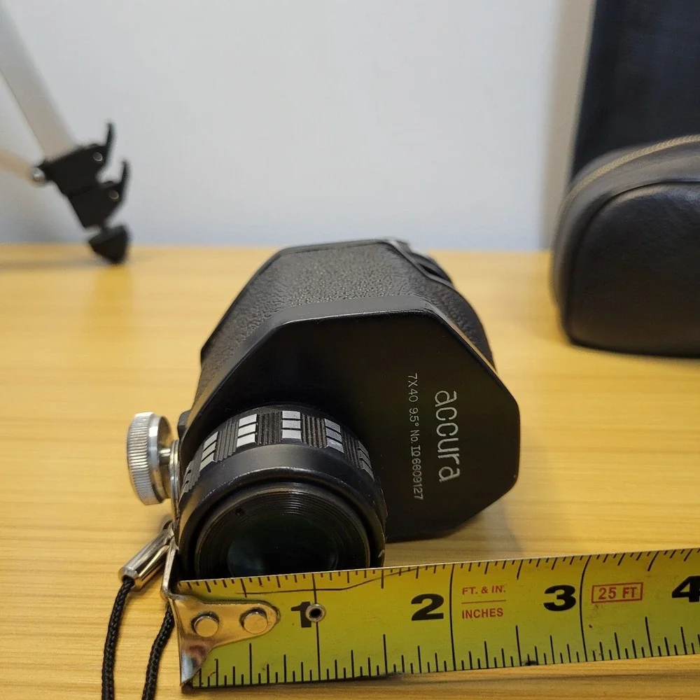 Accura Photo‎ Monocular 7x40 With Original Leather Carry Case Vintage Optics